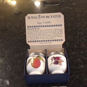 Royal Worcester egg coddles